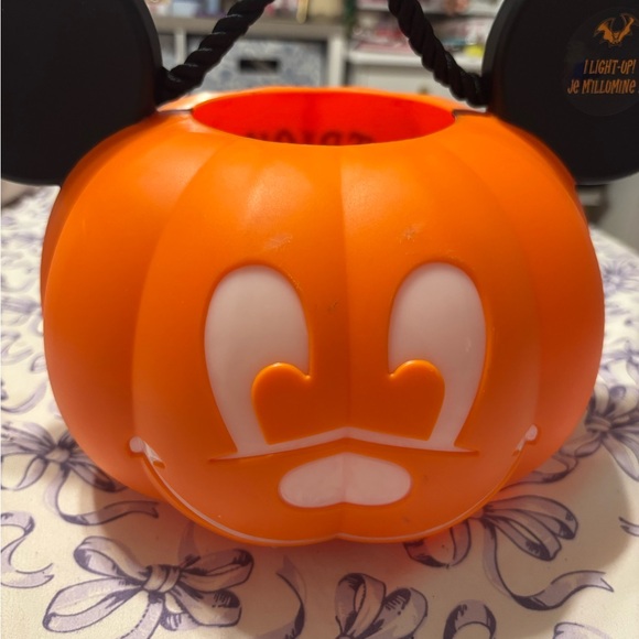 Disney Other - Disney Orange Pumpkin with Mickey Ears
